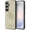 Dėklas Guess Fixed Glitter Big 4G Metal Logo Samsung Galaxy S26 auksinis