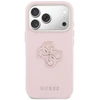 GUESS dėklas, skirtas IPHONE 17 Pro GUHCP17L5PS4RGGP (PU FW Resin Logo) rožinis