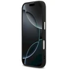 „Guess“ blizgantis trikampio formos logotipo „MagSafe“ dėklas, skirtas „iPhone 17“ – Juodas