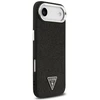 Dėklas Guess Glitter Triangle Logo MagSafe Case for iPhone Air - Juodas