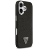 „Guess“ blizgantis trikampio formos logotipo „MagSafe“ dėklas, skirtas „iPhone 17“ – Juodas