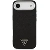„Guess“ blizgantis trikampio formos logotipo „MagSafe“ dėklas, skirtas „iPhone 17 Air“ – Juodas