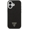 „Guess“ blizgantis trikampio formos logotipo „MagSafe“ dėklas, skirtas „iPhone 17“ – Juodas