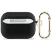 „Guess Grained Classic Logo“ dėklas, skirtas „AirPods Pro 3“ ausinėms - juodas