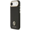 Guess Grained Strass Logo MagSafe - dėklas skirtas Apple iPhone Air juodas