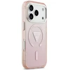 GUESS dėklas, skirtas IPHONE 17 Pro, suderinamas su MagSafe GUHMP17LHGTMLCGP (IML gradientas su trikampio logotipu), rožinis