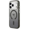 GUESS dėklas, skirtas IPHONE 17 Pro, suderinamas su MagSafe GUHMP17LHGTMLCGK (IML gradientas su trikampio logotipu), juodas