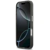 GUESS dėklas, skirtas IPHONE 17, suderinamas su MagSafe GUHMP17SHGTMLCGK (IML gradientas su trikampio logotipu), juodas