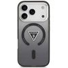 GUESS dėklas, skirtas IPHONE 17 Pro, suderinamas su MagSafe GUHMP17LHGTMLCGK (IML gradientas su trikampio logotipu), juodas