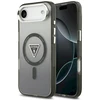 GUESS dėklas, skirtas IPHONE 17 Air, suderinamas su MagSafe GUHMP17MHGTMLCGK (IML gradientas su trikampio logotipu), juodas