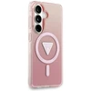 Dėklas Guess IML Gradient Triangle MagSafe Samsung Galaxy S26 rožinės spalvos