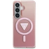 Dėklas Guess IML Gradient Triangle MagSafe Samsung Galaxy S26 rožinės spalvos