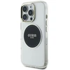 Dėklas Guess IML Metal Colored Circle Classic Logo MagSafe iPhone 16 Pro Max juodos spalvos