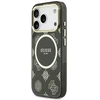 „Guess IML Peony Dot MagSafe“ dėklas, skirtas „iPhone 17 Pro“ – Juodas