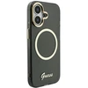 „Guess IML Script“ metalinis „MagSafe“ dėklas, skirtas „iPhone 17“ – Juodas