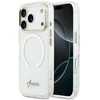 „Guess IML Script“ metalinis „MagSafe“ dėklas, skirtas „iPhone 17 Pro Max“ – skaidrus
