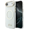 „Guess IML Script Metal MagSafe“ dėklas, skirtas „iPhone Air“ – skaidrus