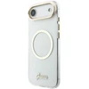 „Guess IML Script Metal MagSafe“ dėklas, skirtas „iPhone Air“ – skaidrus
