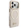 Dėklas Guess IML Script Metal MagSafe Case for iPhone 17 Pro - Rožinė