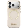 Dėklas Guess IML Script Metal MagSafe Case for iPhone 17 Pro - Rožinė