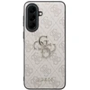 Guess PU 4G Metal Logo dėklas skirtas Samsung Galaxy A37 rožinės spalvos