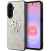 Guess PU 4G Metal Logo dėklas skirtas Samsung Galaxy A37 rožinės spalvos