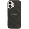 GUESS dėklas, skirtas IPHONE 17, suderinamas su MagSafe GUHMP17SPSAMSECK (PU W/ Peony Hot Stamp) juodas