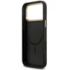 GUESS dėklas, skirtas IPHONE 17 Pro Max, suderinamas su MagSafe GUHMP17XPSAMSECK (PU W/ Peony Hot Stamp) juodas