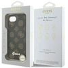 Guess Peony Script Logo MagSafe iPhone 16e Dėklas Juodas