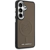Dėklas Karl Lagerfeld Embossed Ring Initials MagSafe Samsung Galaxy S26 rudos spalvos