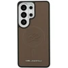 Dėklas Karl Lagerfeld Embossed Ring Initials MagSafe Samsung Galaxy S26 Ultra rudos spalvos