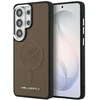 Dėklas Karl Lagerfeld Embossed Ring Initials MagSafe Samsung Galaxy S26 Ultra rudos spalvos