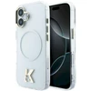 „Karl Lagerfeld IML K Head Logo MagSafe“ dėklas, skirtas „iPhone 17“ – skaidrus