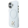 „Karl Lagerfeld IML K Head Logo MagSafe“ dėklas, skirtas „iPhone 17“ – skaidrus