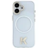 „Karl Lagerfeld IML K Head Logo MagSafe“ dėklas, skirtas „iPhone 17“ – skaidrus