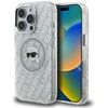 „Karl Lagerfeld IML“ „Karl Head“ logotipo „MagSafe“ dėklas, skirtas „iPhone 16 Pro“ – pilkas