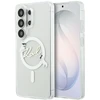 Karl Lagerfeld IML Choupette Karl Script Logo Magnetic dėklas skirtas Samsung Galaxy S26 Ultra Transparent