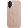 Dėklas Karl Lagerfeld Initial & Metal Logo MagSafe Case for iPhone 16 Plus - Rožinė