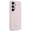 Dėklas Karl Lagerfeld K Metal Logo MagSafe Samsung Galaxy S26 rožinės spalvos