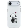 „Karl Lagerfeld Karl & Choupette Back MagSafe“ dėklas, skirtas „iPhone Air“ – skaidrus