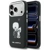 „Karl Lagerfeld“ „Karl & Choupette“ logotipo „MagSafe“ dėklas, skirtas „iPhone 17 Pro“ – Juodas