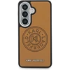Dėklas Karl Lagerfeld Perforated KL MagSafe Samsung Galaxy S26 rudos spalvos