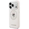 Dėklas Karl Lagerfeld Point & Choupette Sketch MagSafe Case for iPhone 17 Pro Max - Rožinė