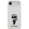„Karl Lagerfeld“ silikoninis „Karl Sketch & Logo MagSafe“ dėklas, skirtas „iPhone 17 Air“ – Baltas