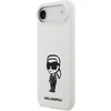 „Karl Lagerfeld“ silikoninis „Karl Sketch & Logo MagSafe“ dėklas, skirtas „iPhone 17 Air“ – Baltas