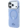 Dėklas Lacoste IML Šerkšnotas MagSafe, skirtas iPhone 18 Pro Max / 17 Pro Max, mėlynas