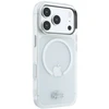 Lacoste IML Frosted Petit Pique Metal Logo MagSafe dėklas, skirtas iPhone 18 Pro Max, skaidrus
