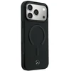 Dėklas Mercedes Leather 3D MagSafe Case for iPhone 18 Pro Max / 17 Pro Max - Juodas