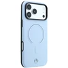 Dėklas Mercedes Leather 3D MagSafe Case for iPhone 18 Pro Max / 17 Pro Max - Mėlyna
