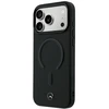 Dėklas Mercedes Leather 3D MagSafe Case, skirtas iPhone 18 Pro / 17 Pro – Juodas